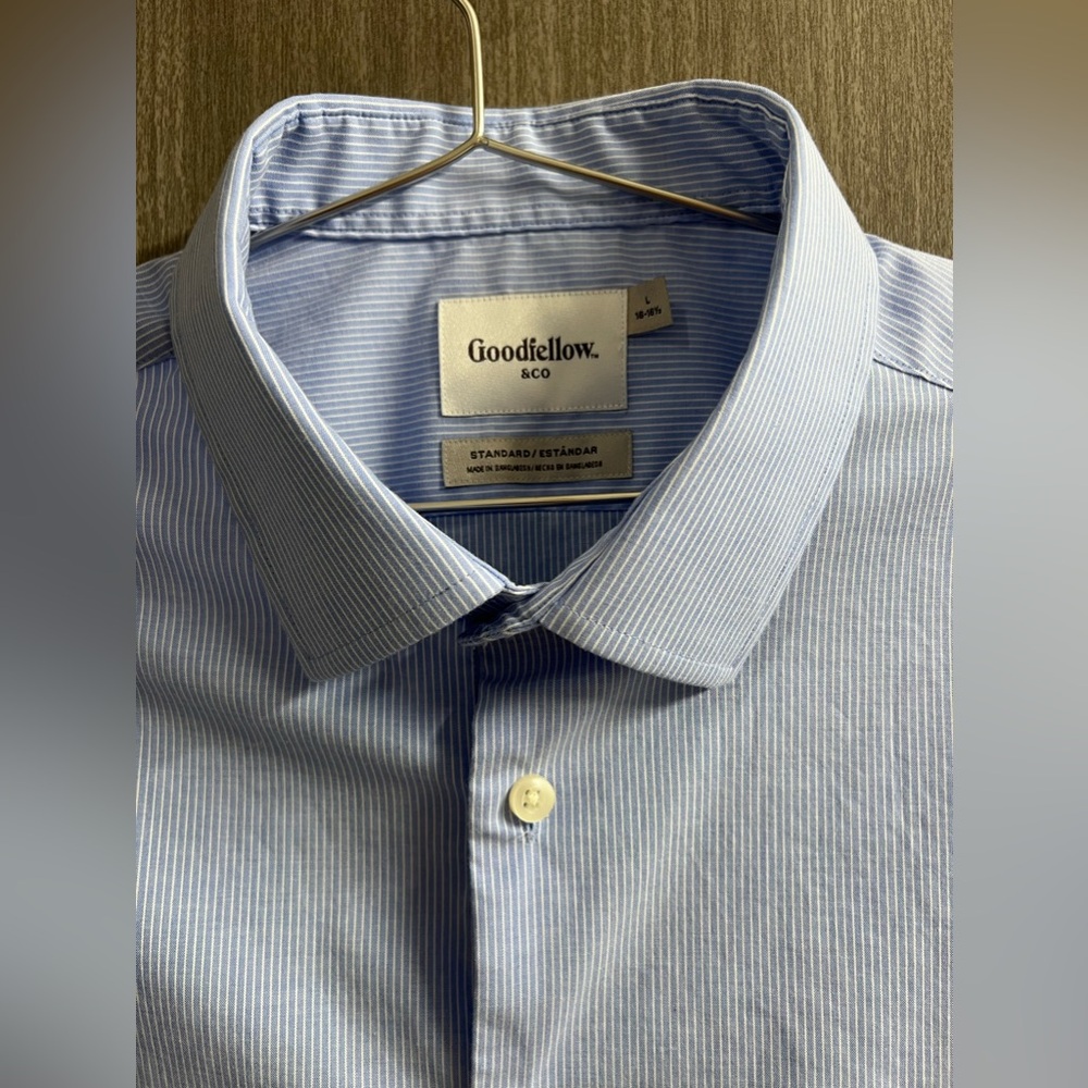 Goodfellow & Co Button Down Dress Shirt Mens Large - Picture 3 of 3